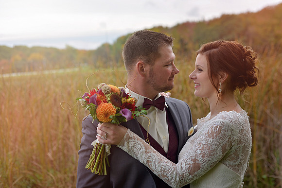 Alfred Lake Lodge Fall Wedding